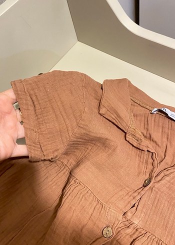 Zara müslin elbise - Görsel 2