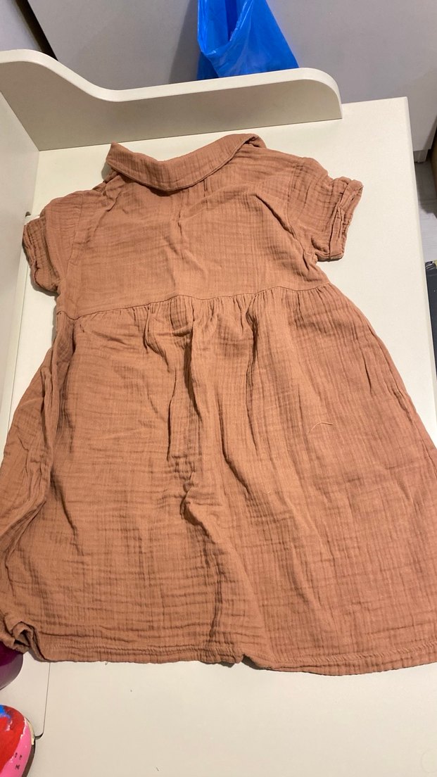 Zara müslin elbise - Görsel 4