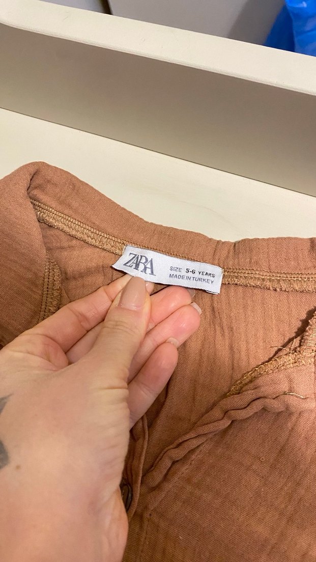 Zara müslin elbise - Görsel 3