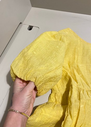 Kız Çocuk Sarı Elbise - Görsel 3