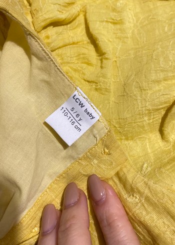 Kız Çocuk Sarı Elbise - Görsel 6