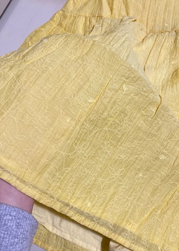 Kız Çocuk Sarı Elbise - Görsel 2