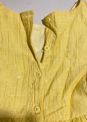 Kız Çocuk Sarı Elbise - Görsel 5