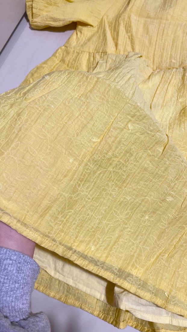 Kız Çocuk Sarı Elbise - Görsel 2