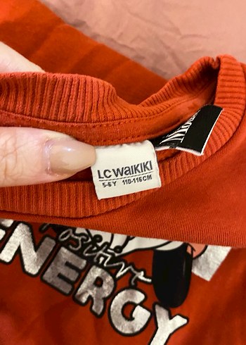 Kız Çocuk Uzun Kollu Kırmızı Sweatshirt - Görsel 3