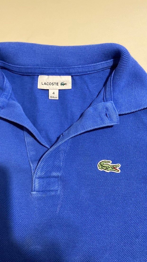 Mavi Kısa Kollu Polo Tişört - Görsel 2