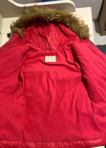 Kürklü Kapüşonlu şişme Mont - Görsel 4