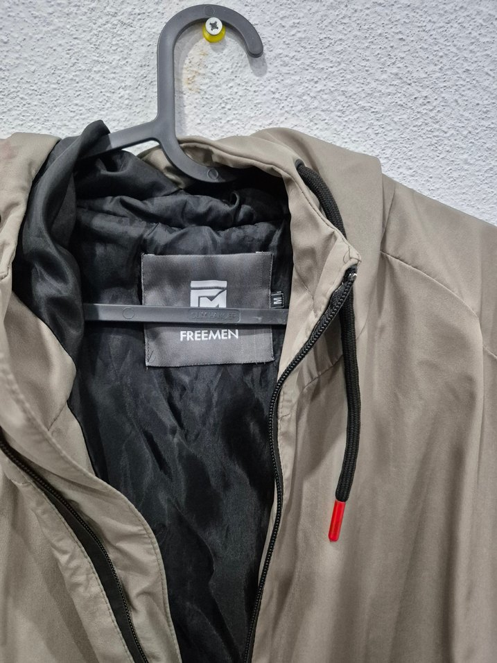 Bej Erkek Fermuarlı Spor Ceket - Görsel 5