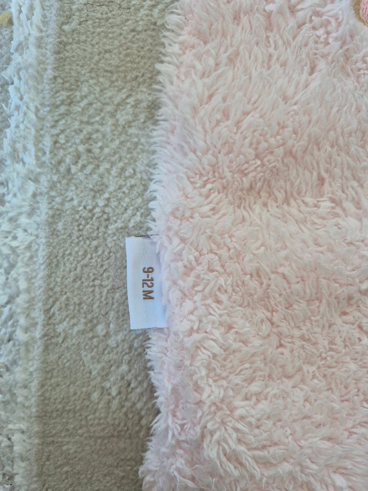 Bebek Tulum Pembe Kürklü Nakışlı - Görsel 3