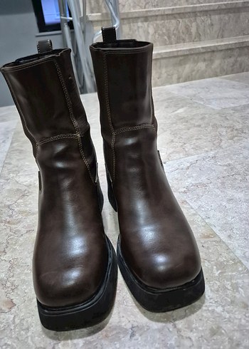 Boyner Kahverengi Kadın Topuklu Bot - Görsel 6