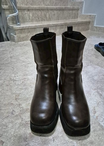 Boyner Kahverengi Kadın Topuklu Bot - Görsel 2