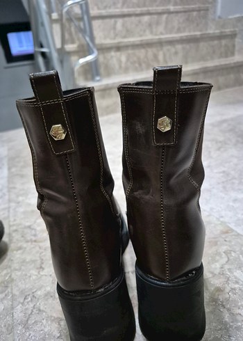 Boyner Kahverengi Kadın Topuklu Bot - Görsel 3