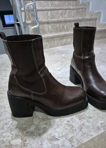 Boyner Kahverengi Kadın Topuklu Bot - Görsel 4