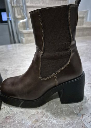 Boyner Kahverengi Kadın Topuklu Bot - Görsel 5