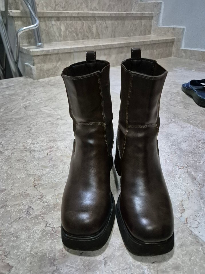 Boyner Kahverengi Kadın Topuklu Bot - Görsel 2