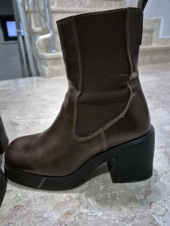 Boyner Kahverengi Kadın Topuklu Bot - Görsel 5