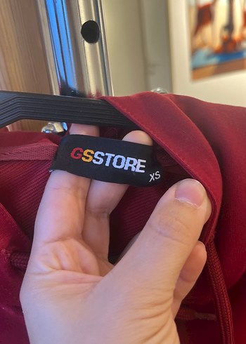 GS Store Kırmızı GS Fermuarlı Uzun Kollu Kadın Ceket