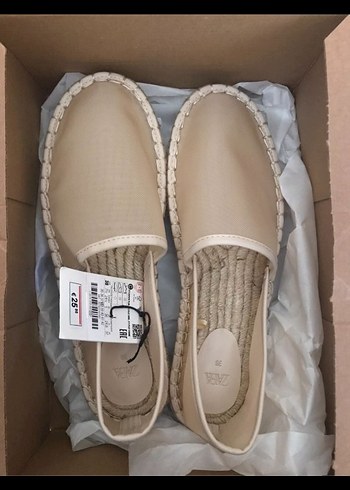 Zara Bej Erkek Espadril Ayakkabi