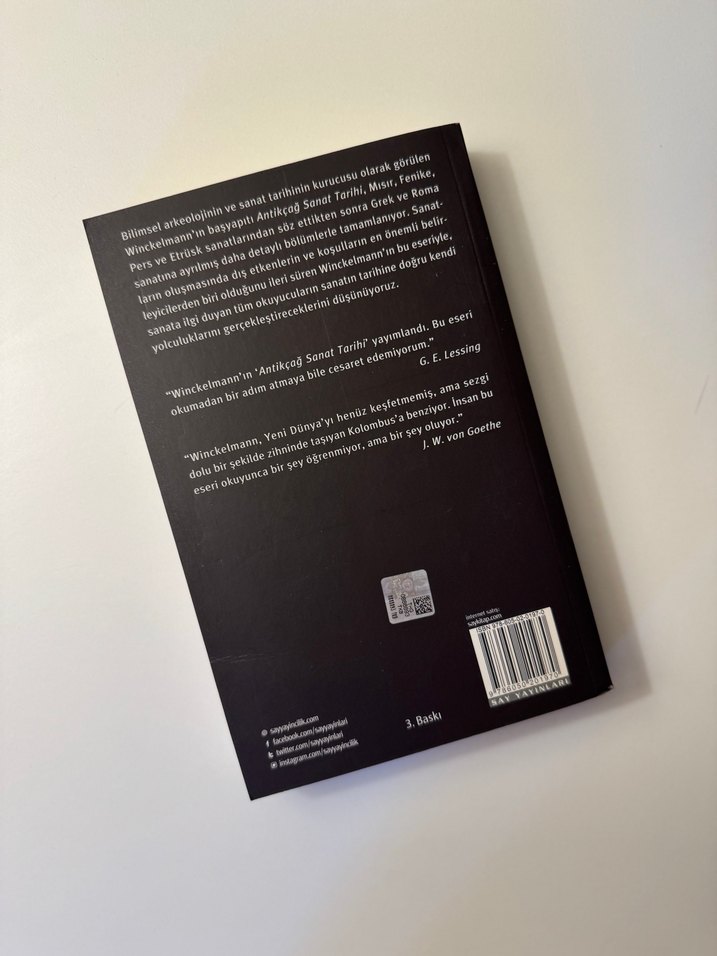 Antikçağ Sanat Tarihi - Johann Joachim Winckelmann - Görsel 2