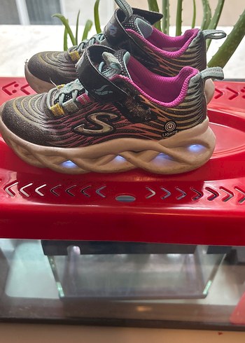 Kız Çocuk Çok Renkli Spor Ayakkabı Velcro - Görsel 2