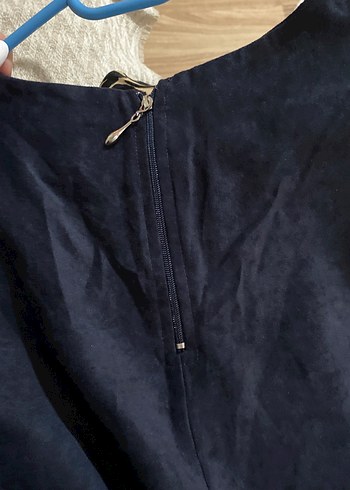 Lacivert Keten Hamile Tunik - Görsel 3