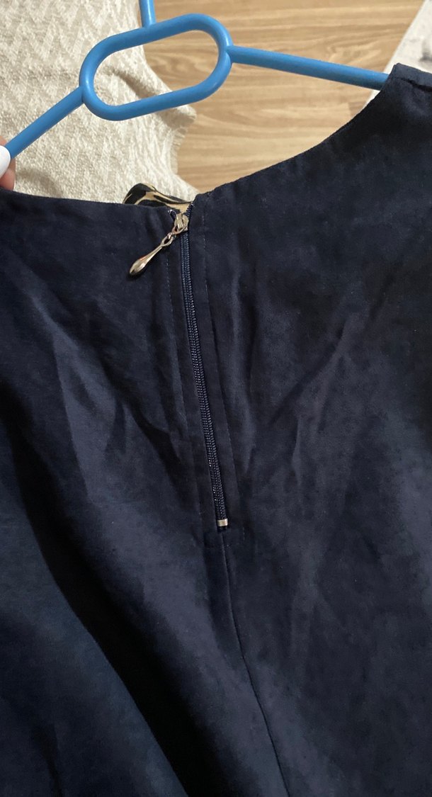 Lacivert Keten Hamile Tunik - Görsel 3