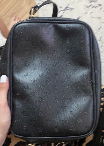 Siyah Deri Kadın Çapraz Çanta - Görsel 2