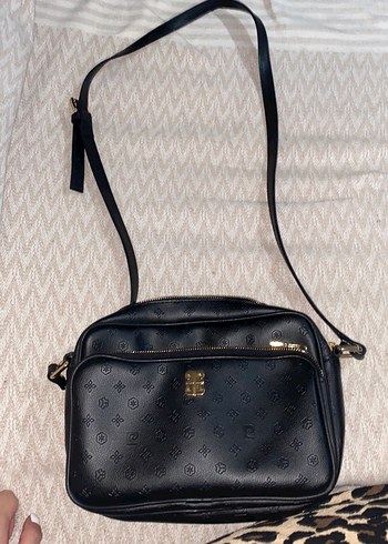 Siyah Deri Kadın Çapraz Çanta - Görsel 5