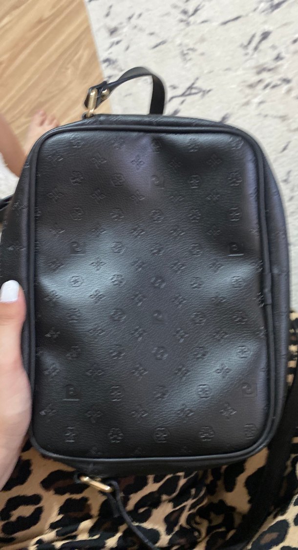 Siyah Deri Kadın Çapraz Çanta - Görsel 2