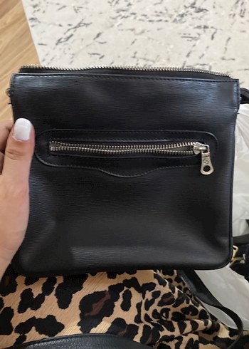 Fermuarlı Siyah Deri Kadın Portföy Cüzdan - Görsel 2