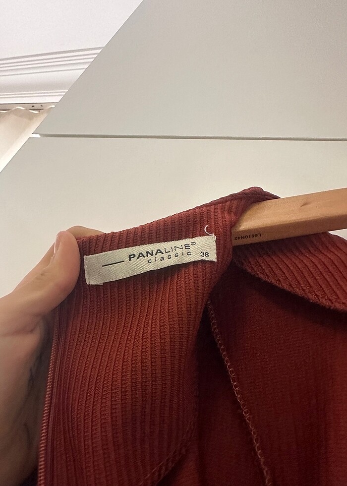 Tarçın rengi elbise - Görsel 2