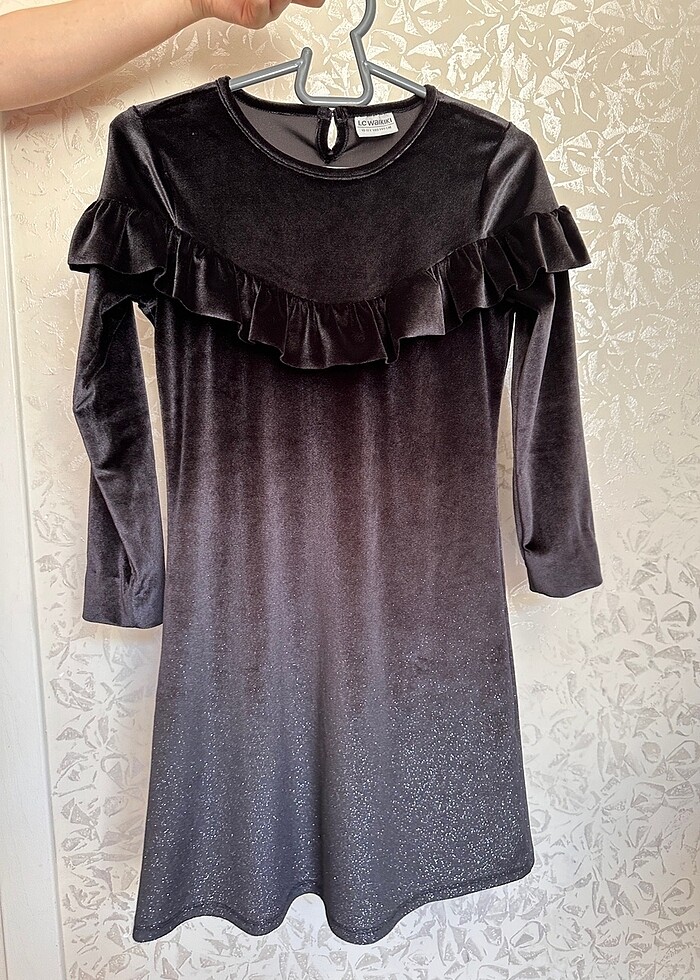 Çocuk elbise simli - Görsel 2