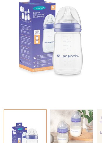 Lansinoh Mavi Biberon 240 ml