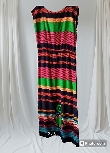 Desigual Desigual L-XL uyumlu uzun elbise