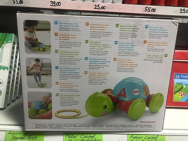  Beden Fisher price Çek Çek kaplumbağa