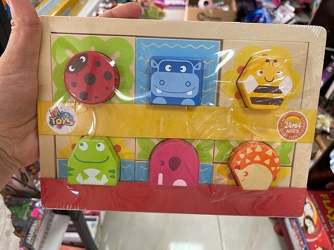 Ahşap eğitici oyuncak