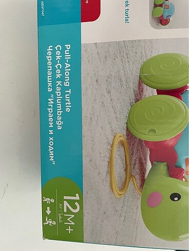 Fisher price çek çek kaplumbağa