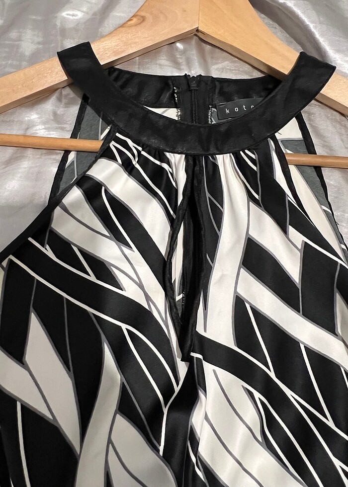 Saten elbise - Görsel 4