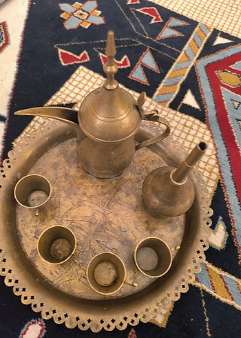  Beden Altın Tonlu Geleneksel Çaydanlık Seti