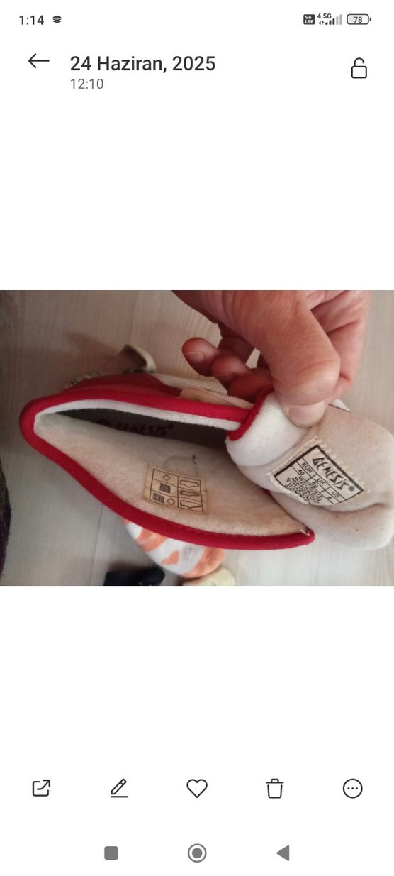 Kırmızı Erkek Güreş Ayakkabısı Velcro - Görsel 4