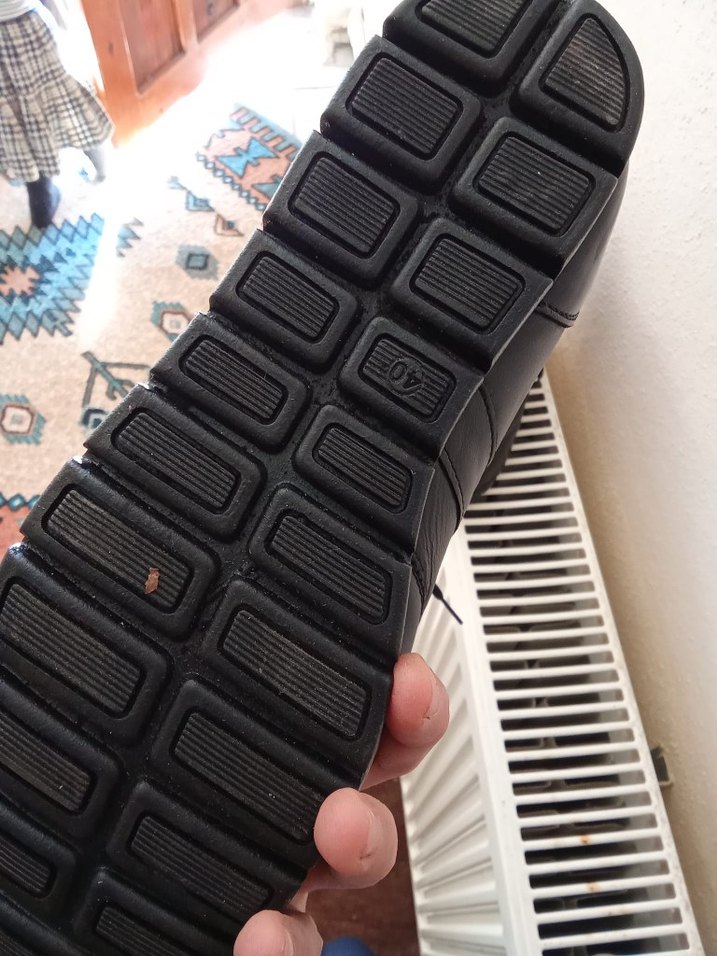 Siyah Erkek Street Style Bağcıklı Ayakkabı - Görsel 3