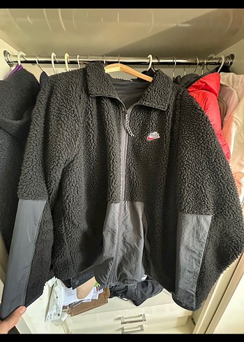 Nike Siyah Fermuarlı Erkek Polar