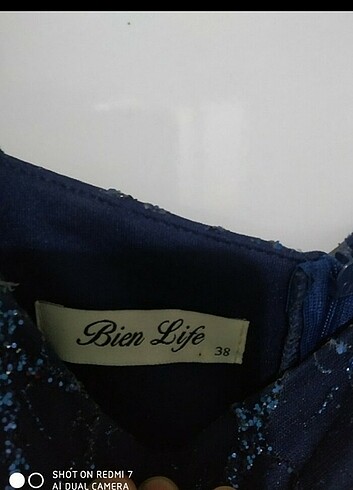 Bien life Bir kere giyilen şık parlak abiye