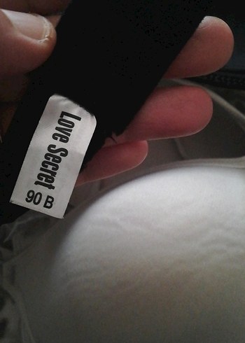 xl Beden beyaz Renk Siyah ve Beyaz Düz Sütyen Seti