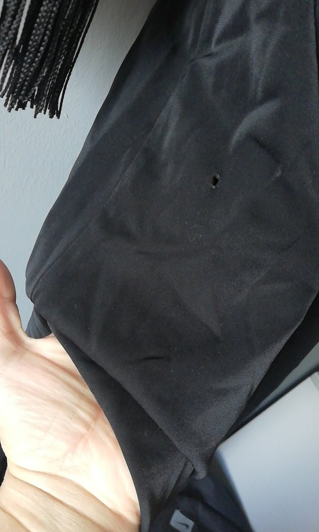 Uzun Kollu Siyah Bohem Nakışlı Elbise - Görsel 5