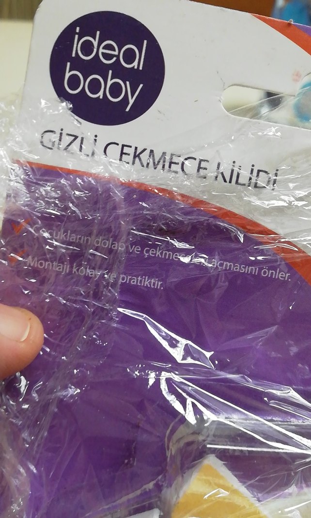 Ideal Baby Mor Çekmece Kilidi - Görsel 3