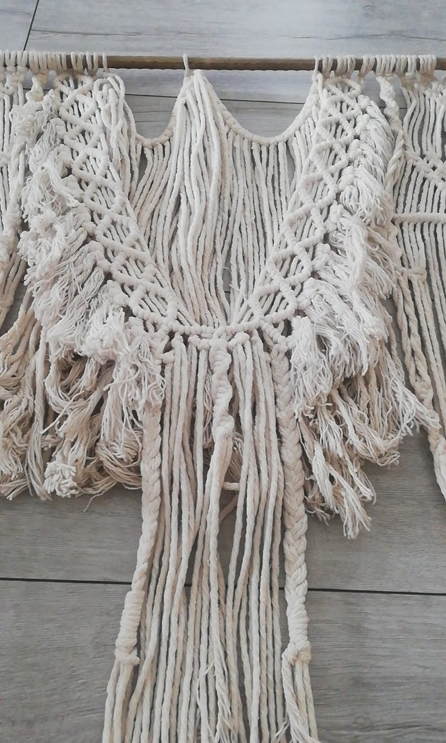 Bohem Nakışlı Beyaz Perde - Görsel 3