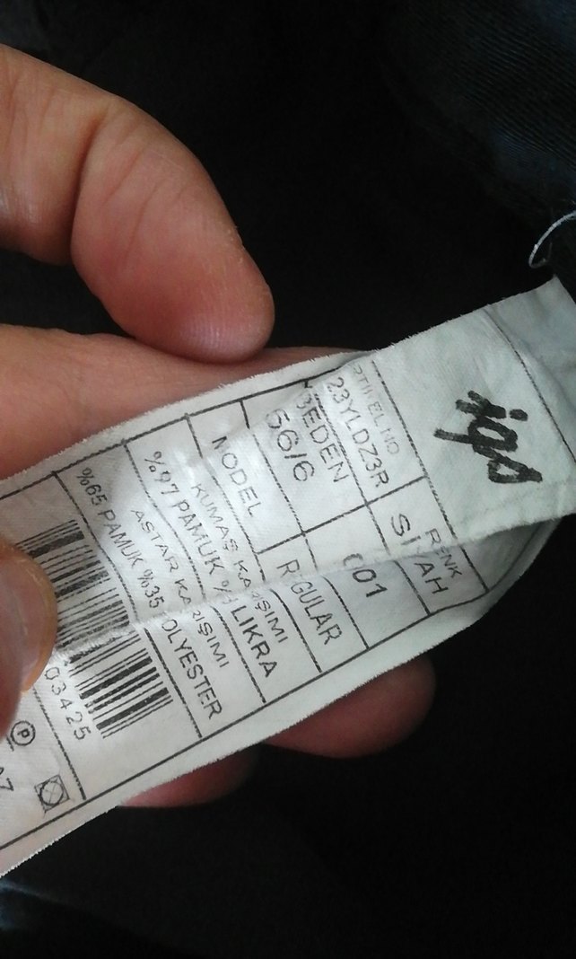 İGS erkek pantolon - Görsel 2