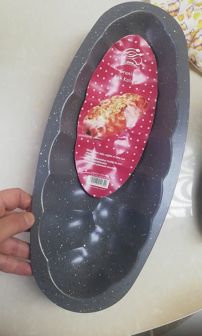 Siyah Kabartmalı Kek Kalıbı - Görsel 3