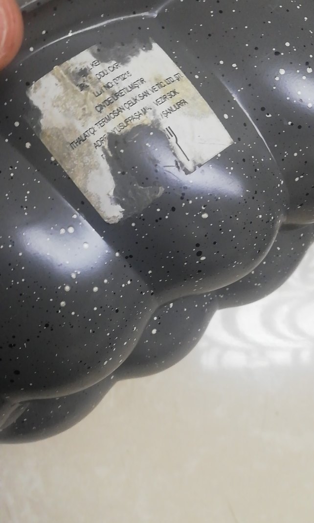 Siyah Kabartmalı Kek Kalıbı - Görsel 2